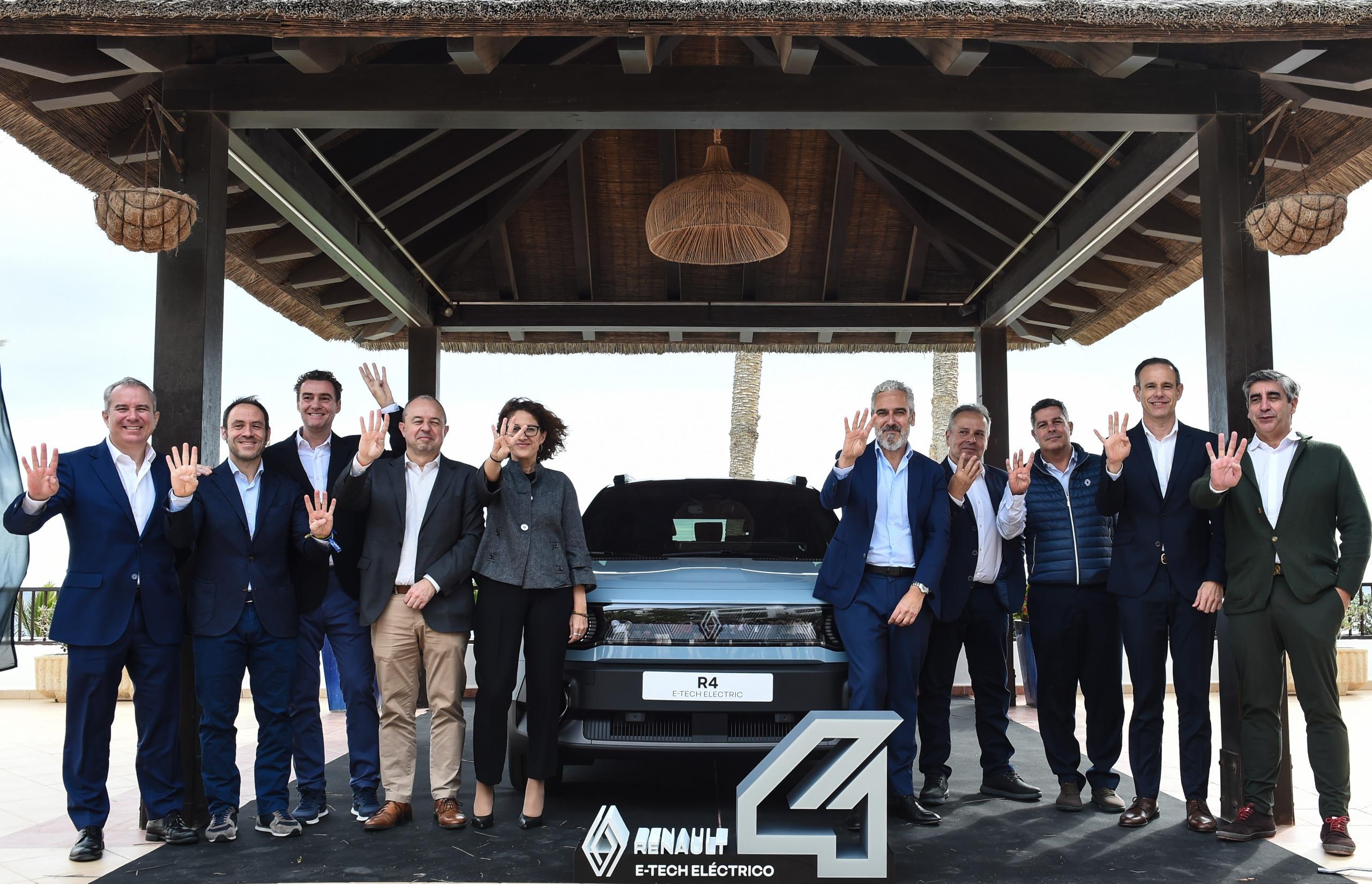Renault presenta en Lanzarote a los medios de las Islas Canarias el nuevo Renault 4  E-Tech eléctrico