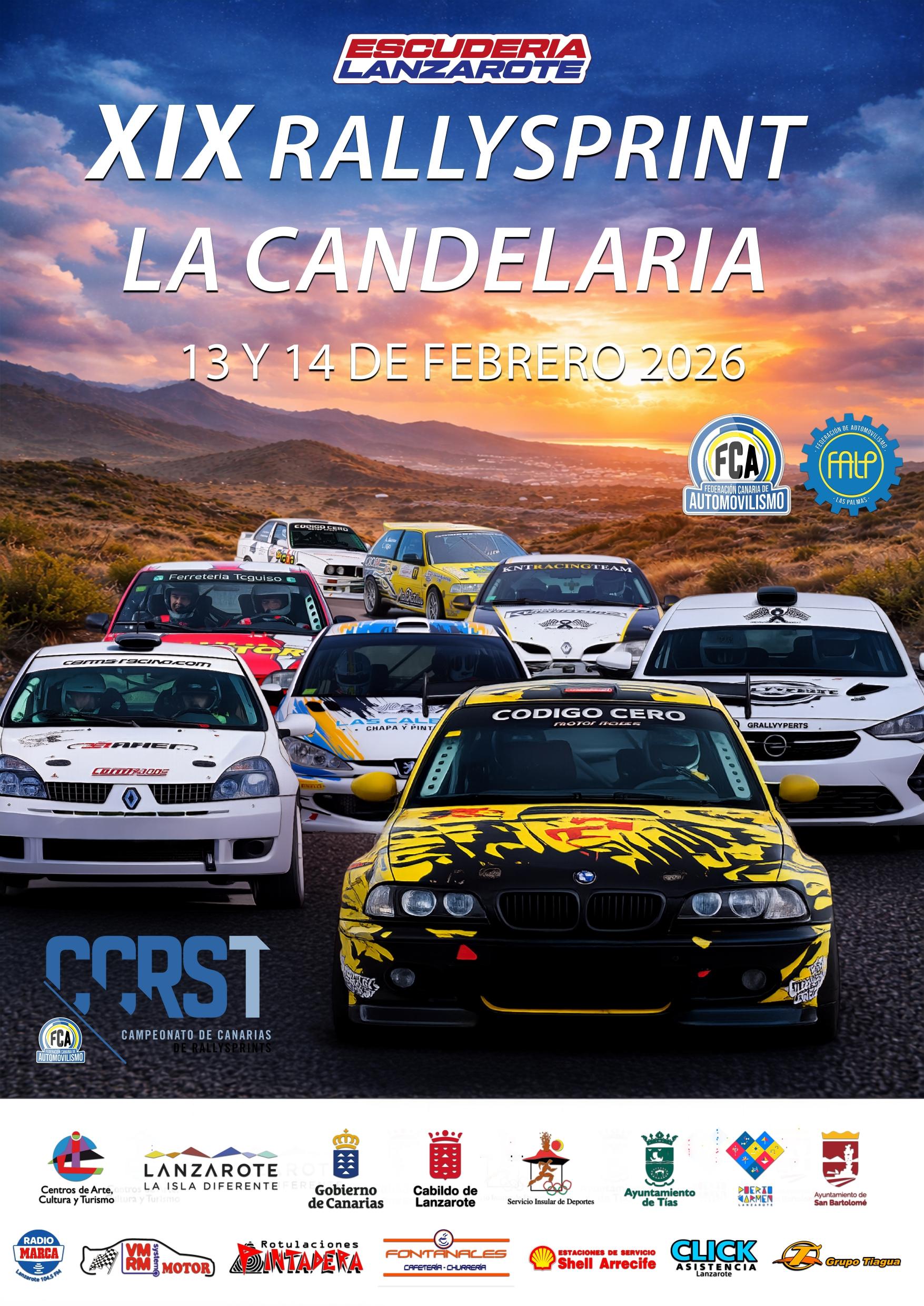La XIX edición del RallySprint La Candelaria abre la temporada en Canarias
