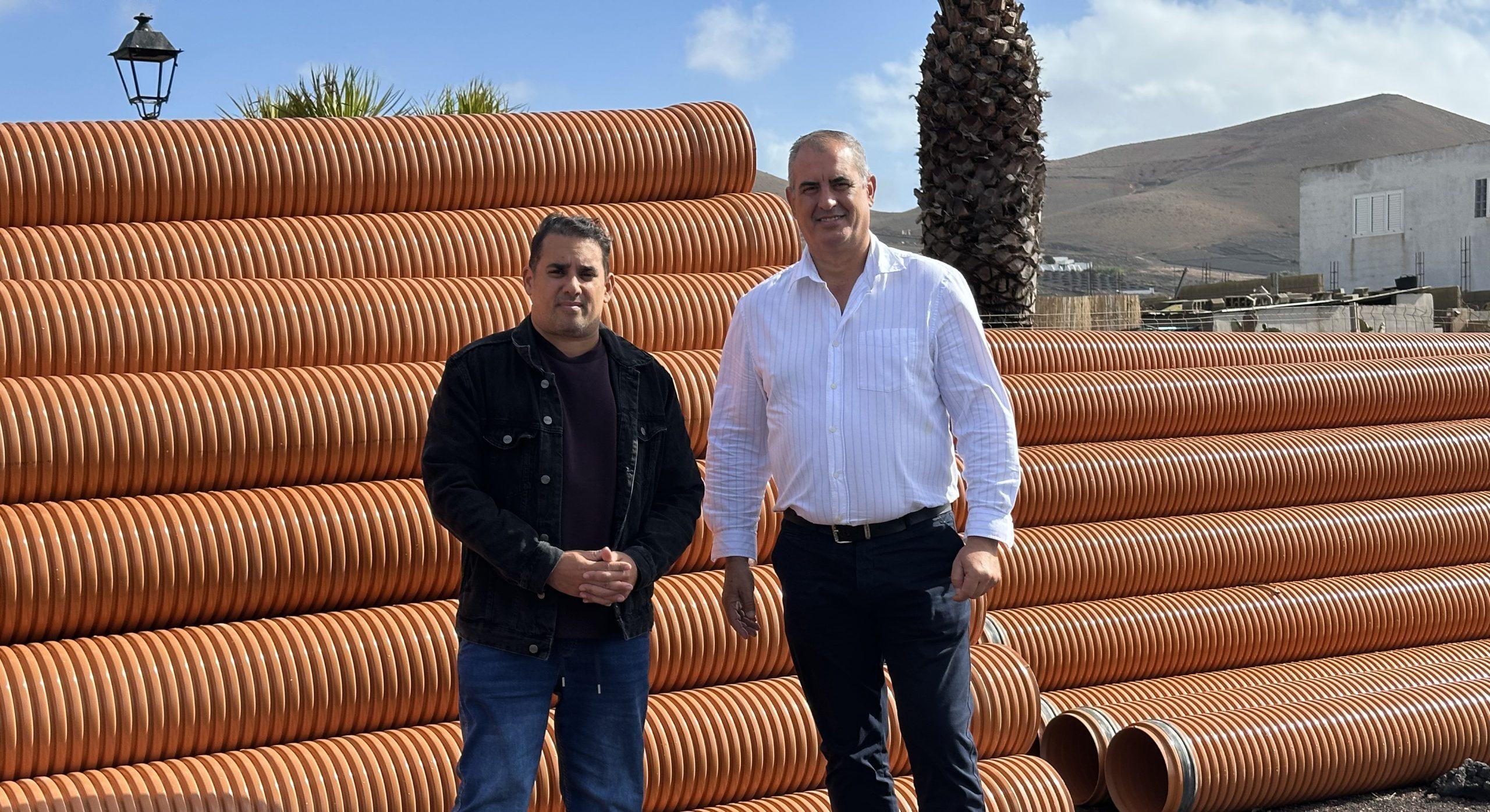 Nueva Canarias celebra el inicio de las obras de saneamiento en Uga financiadas con 1,5 millones